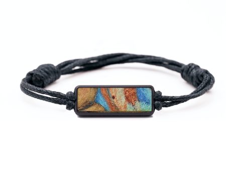 Classic Wood Bracelet - Helen (Teal & Gold, 728955) Discount