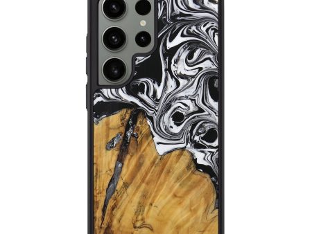 Galaxy S24 Ultra Wood Phone Case - Celinka (Black & White, 728650) Online Hot Sale