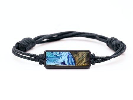 Classic Wood Bracelet - Juanita (Blue, 727344) Supply