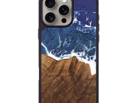 iPhone 16 Pro Max Wood Phone Case - Adele (Blue, 727898) Sale