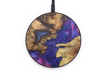 Circle ResinArt Wireless Charger - Evelyn (Purple, 727680) Cheap