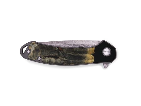 EDC Wood Pocket Knife - Leonel (Pure Black, 730589) Online now