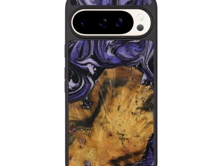 Pixel 9 Wood Phone Case - Hazelle (Purple, 730287) Cheap