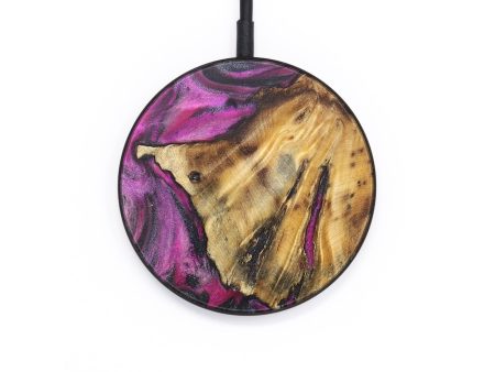 Circle Wood Wireless Charger - Andre (Purple, 726554) Supply