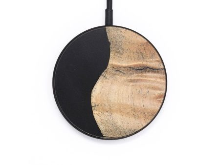 Circle Wood Wireless Charger - Mason (Pure Black, 726923) For Discount