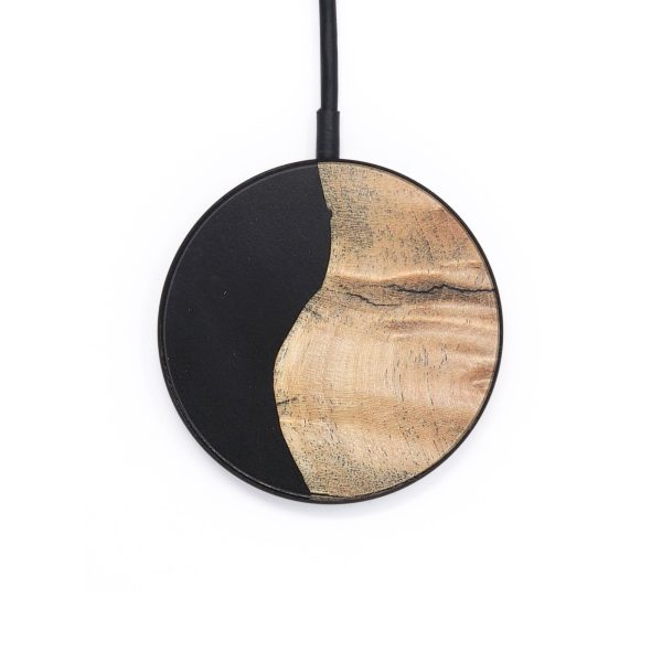 Circle Wood Wireless Charger - Mason (Pure Black, 726923) For Discount