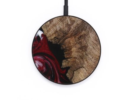 Circle Wood Wireless Charger - Benny (Red, 730066) Sale