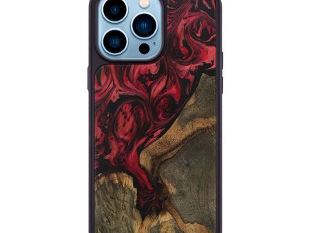 iPhone 14 Pro Max Wood Phone Case - Leon (Red, 727461) Hot on Sale