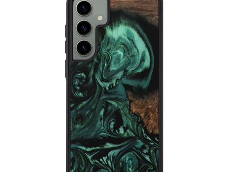 Galaxy S24 Plus Wood Phone Case - Ephriam (Green, 729588) For Cheap